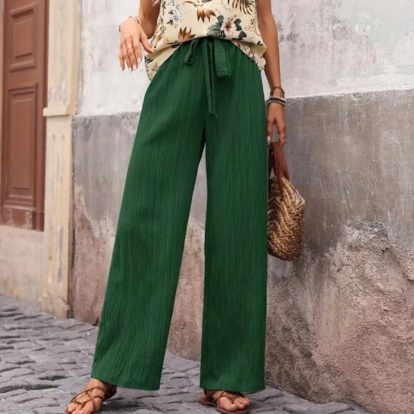 Printed Tank Top and Wide Leg Pants Set - Picture 4 of 5